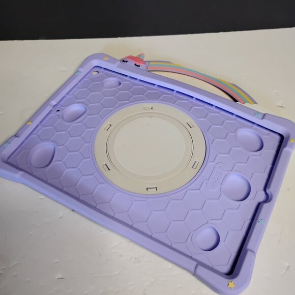 IPad 10.2 Silicone Cover Purple with Unicorns - Picture 10 of 16